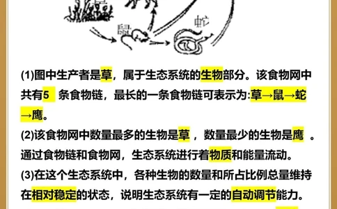 至少背三遍中考生物常考30道识图题_中小学精品资料(高清可打印)_初中大全集高清资料整理版