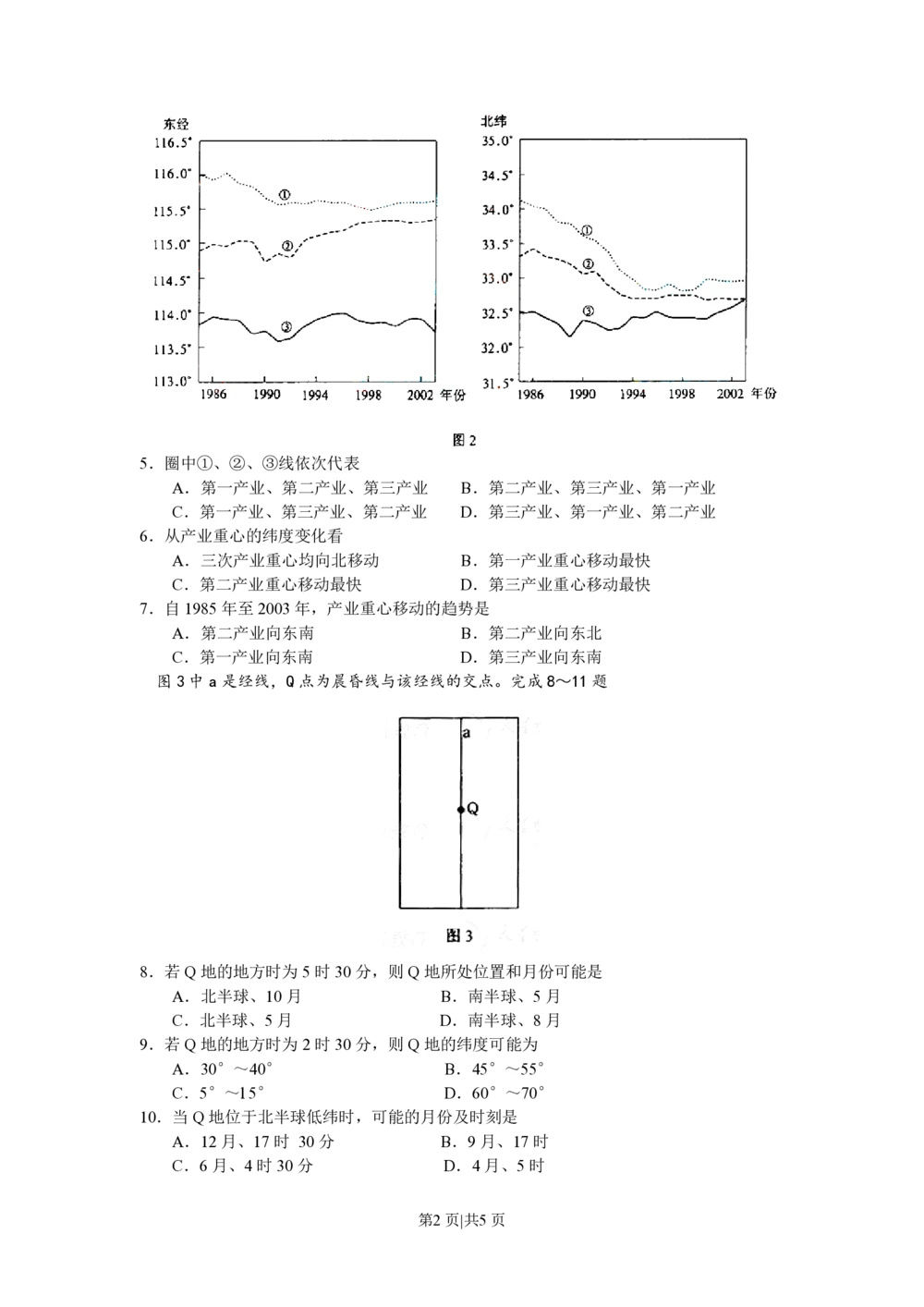 2008年高考地理试卷（浙江）（解析卷）_地理历年高考真题_新&middot;PDF版2008-2025&middot;高考地理真题_地理（按试卷类型分类）2008-2025_自主命题卷&middot;地理（2008-2025）_浙江自主命题&middot;地理（2008-2025）