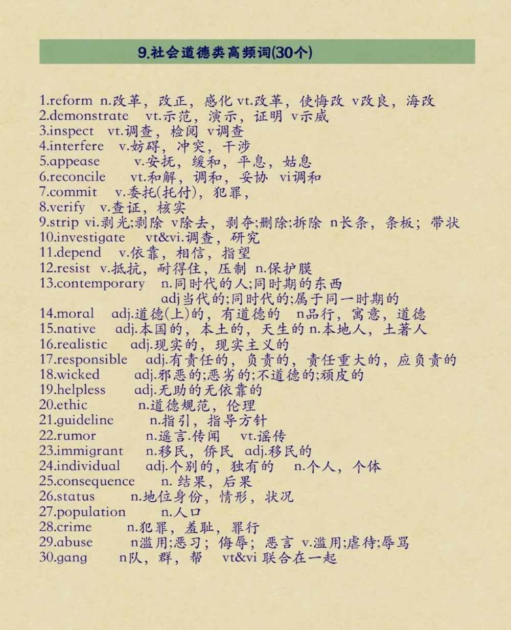 背熟这些你的阅读理解就真的厉害了#英语#阅读理解#英语没那么难#图文伙伴计划#抖音图文来了_中小学精品资料(高清可打印)_初中大全集高清资料整理版
