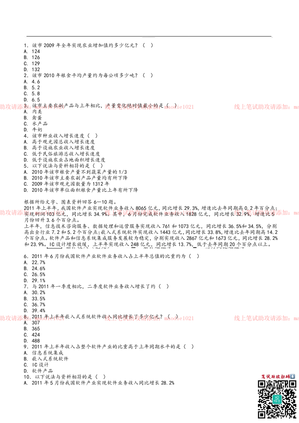 0-华夏银行2014年校园招聘笔试试题真题及答案解析_2025春招题库汇总_银行题库-1_银行全套上岸资料_各银行笔试真题_华夏银行上岸资料_0-华夏银行历年笔试真题(12-15年)