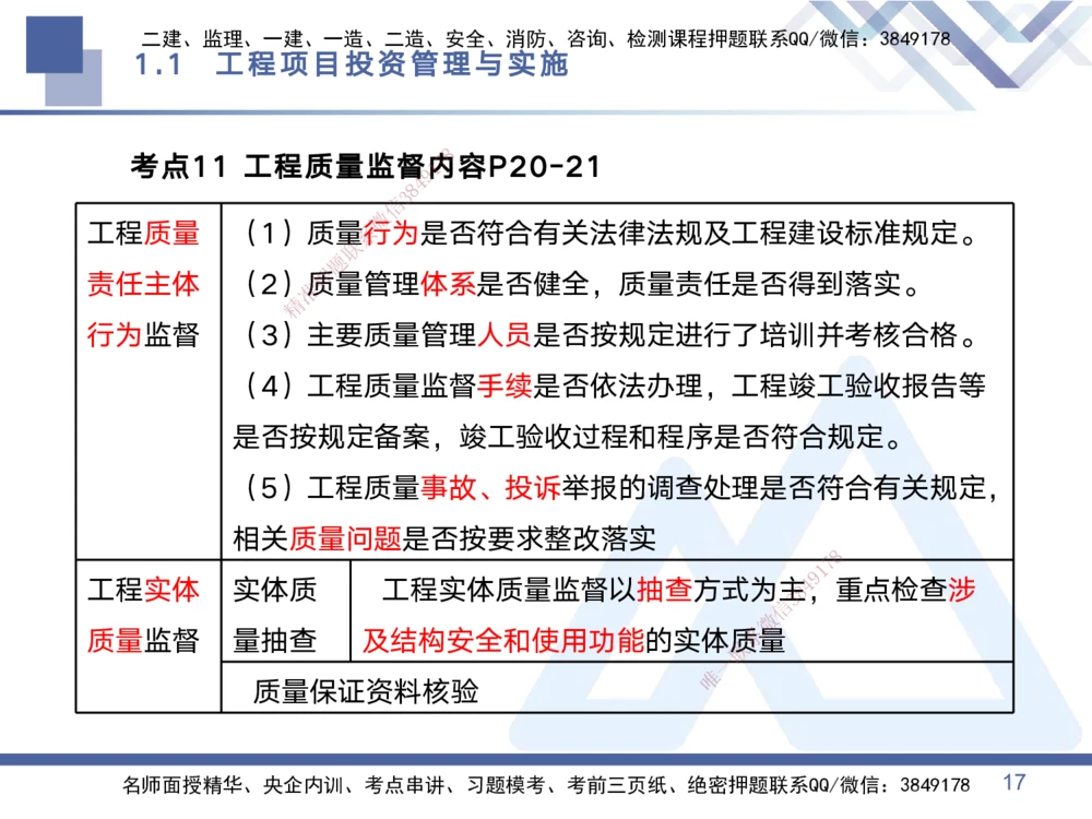 01.2025黄雨诗-考点专项突破-管理1_2026年一级建造师_2026年一建管理_2025年一建管理SVIP_02-基础精讲✿高端面授✿深度强化_41-管理《考点专项突破》黄雨诗HX_讲义