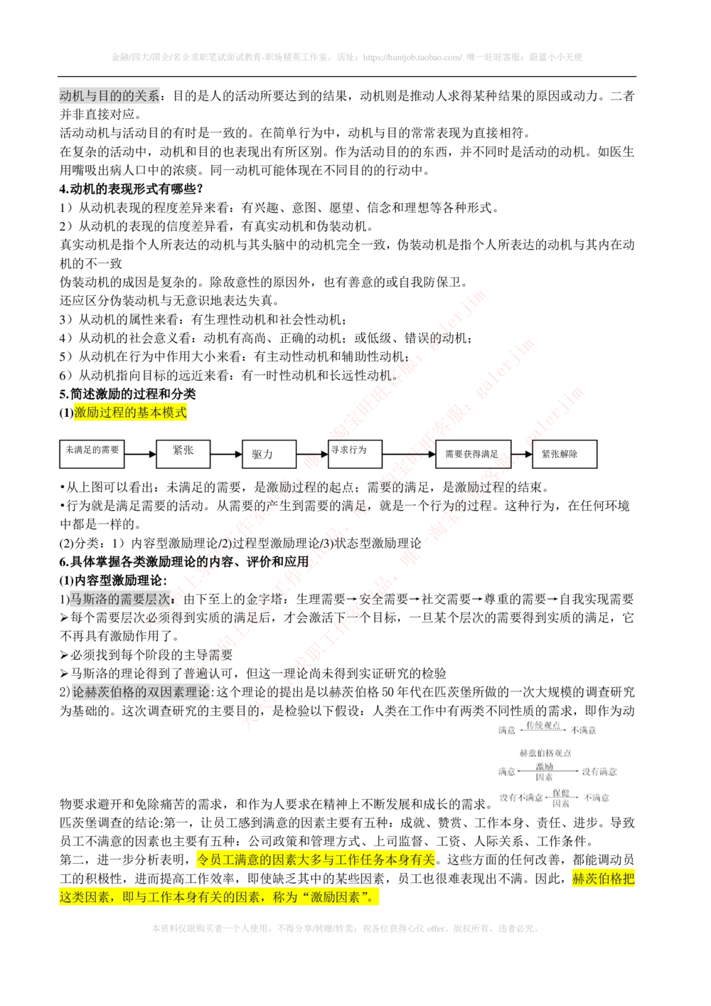 2-1-市场类专业知识点--管理学复习知识点讲义整理_三桶油_中石化笔试_2-中国石油化工集团（中石化）2022招聘笔试完整知识点（专业知识部分）