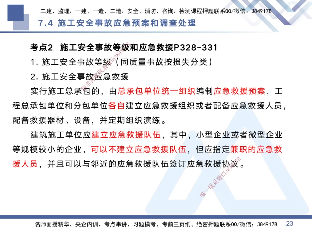 03.2025黄雨诗-考点专项突破-管理3_2026年一级建造师_2026年一建管理_2025年一建管理SVIP_02-基础精讲✿高端面授✿深度强化_41-管理《考点专项突破》黄雨诗HX_讲义