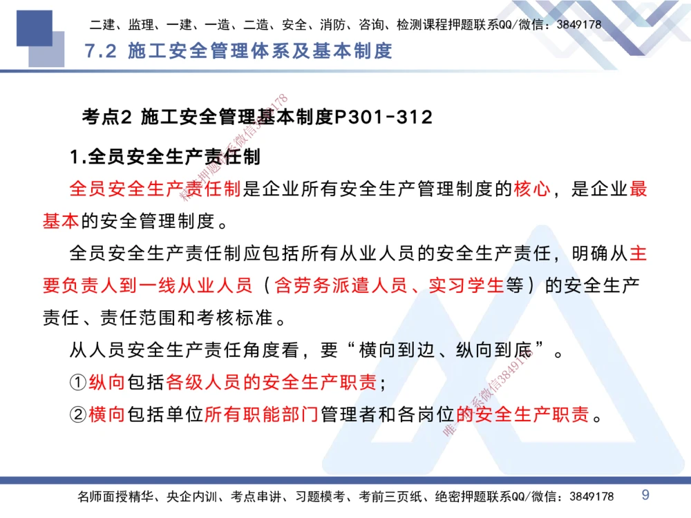 03.2025黄雨诗-考点专项突破-管理3_2026年一级建造师_2026年一建管理_2025年一建管理SVIP_02-基础精讲✿高端面授✿深度强化_41-管理《考点专项突破》黄雨诗HX_讲义