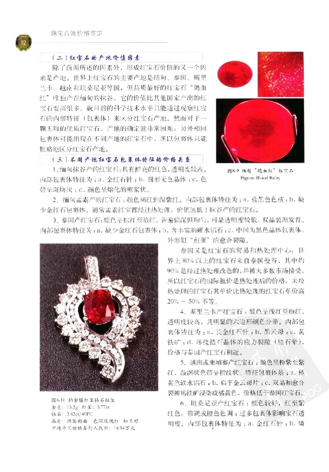 zb35珠宝首饰价格鉴定_X018-玉石珠宝鉴定教程最新合集_4、珠宝玉石鉴定投资手册合集