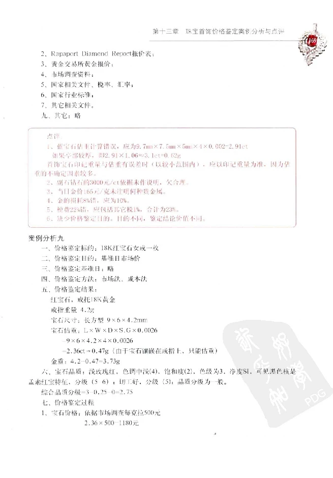 zb35珠宝首饰价格鉴定_X018-玉石珠宝鉴定教程最新合集_4、珠宝玉石鉴定投资手册合集