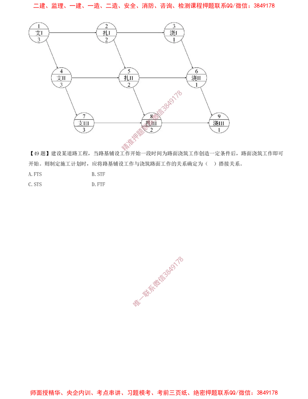 07.07-计算题-9-单代号网络计划_2026年一级建造师_2026年一建管理_2025年一建管理SVIP_03-习题精析✿实战特训✿模考通关_38-管理《高频考题400题》关宇SMR