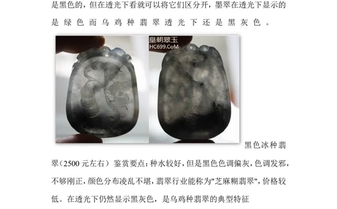 乌鸡种翡翠_X018-玉石珠宝鉴定教程最新合集_8、玉石翡翠鉴定与投资电子资料_赌石专题