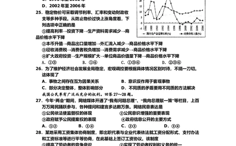 2008年高考生物试卷（北京）（空白卷）_政治历年高考真题_新&middot;Word版2008-2025&middot;高考政治真题_政治（按年份分类）2008-2025_2008&middot;政治高考真题
