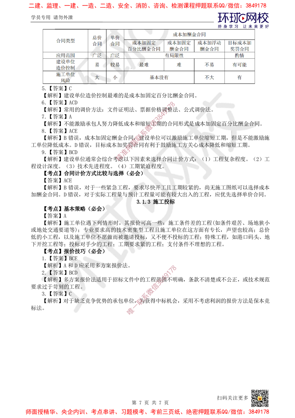 05.2025一建管理精题必练-第5讲-第3章建设工程招标投标与合同管理1_2026年一级建造师_2026年一建管理_2025年一建管理SVIP_03-习题精析✿实战特训✿模考通关