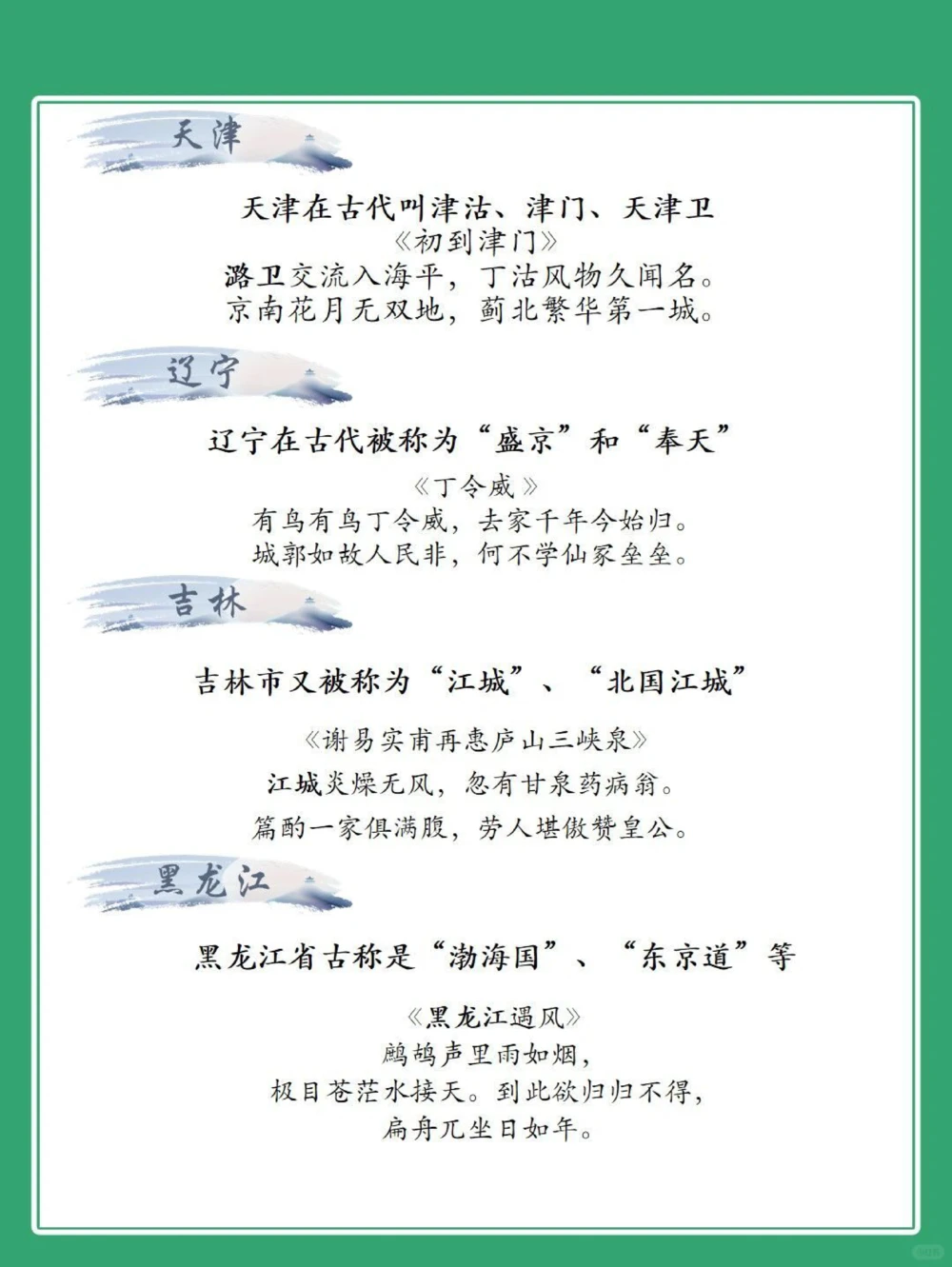 汇总：古代各省的雅称，你的老家以前叫啥？_中小学精品资料(高清可打印)_百科知识大全集312份高清资料整理版