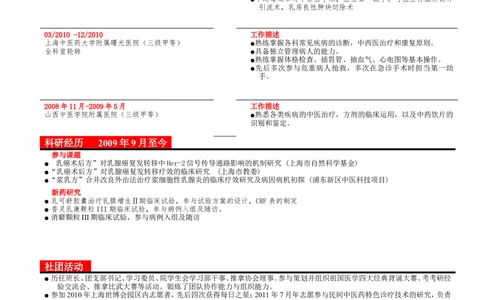 a007-201303.红白色_罗列式_适用于应届生_2页式_无内容_无封面_26考研复试_考研复试资料合集26_考研经典面试系列（复试技巧调剂指导口语指导自我介绍导师模板）_简历模板大全