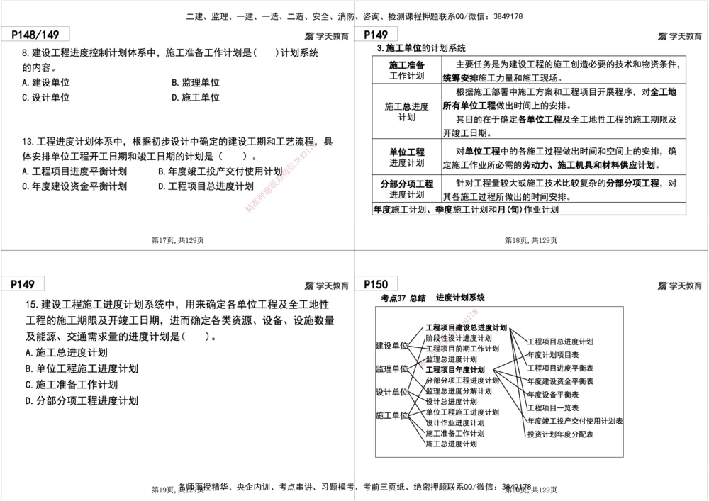 06.2025年一建《管理》直播带学--第4章黑白打印版_2026年一级建造师_2026年一建管理_2025年一建管理SVIP_02-基础精讲✿高端面授✿深度强化_34-管理《直播带学班》陈晨XT
