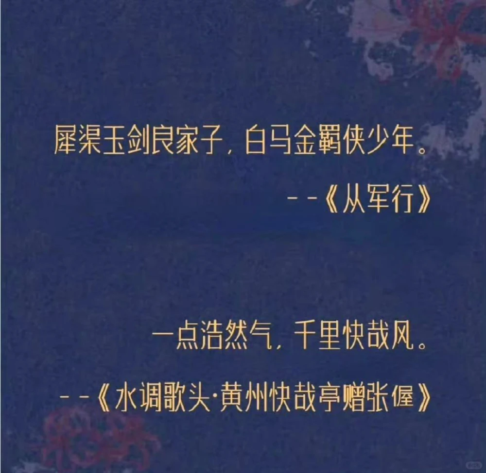 诗词的江湖气。十步杀一人，千里不留行_中小学精品资料(高清可打印)_古诗词大全集281份高清资料整理版