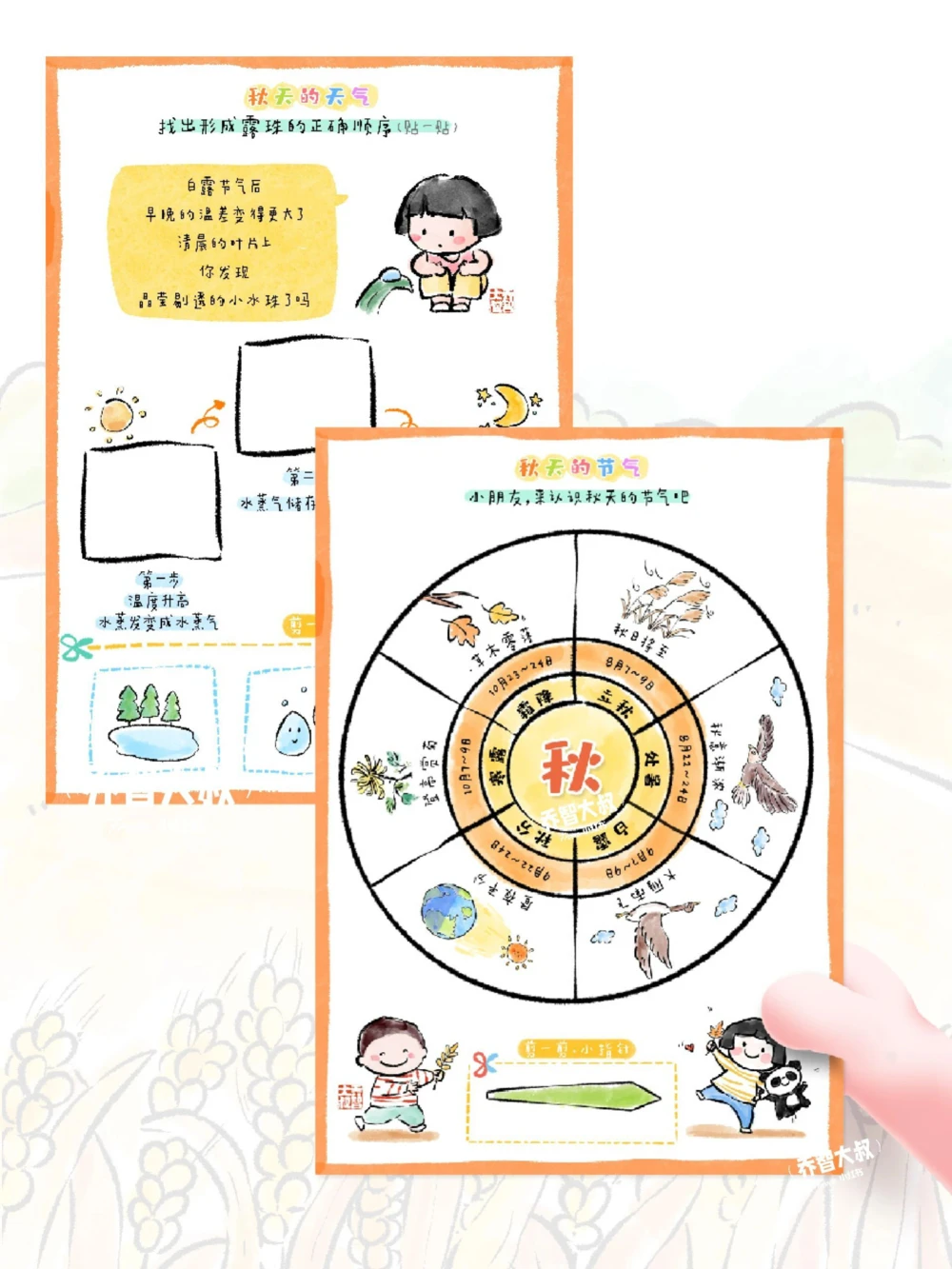 给孩子们的秋天认知手册_中小学精品资料(高清可打印)_常识知识大全集140份高清资料整理版