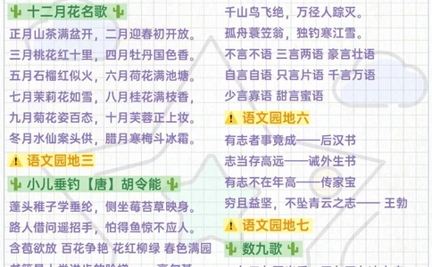 高分宝典小学语文必备古诗与日积月累_中小学精品资料(高清可打印)_古诗词大全集281份高清资料整理版