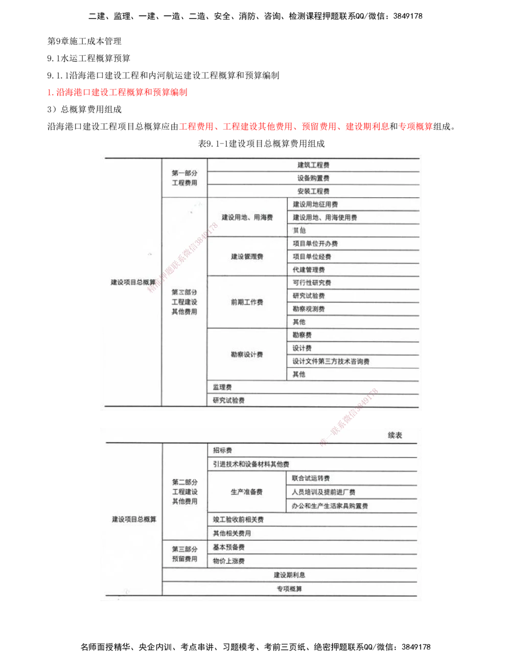 01.95-第3篇-第9章-9.1-水运工程概算预算_2026年一级建造师_2026年一建港航_2025年一建港航SVIP_02-基础精讲✿高端面授✿深度强化_10-港航《天一精讲班》皮丹丹KL_09.第九章