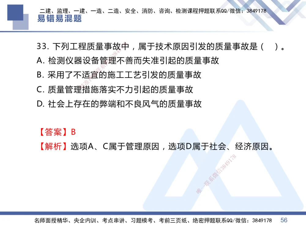 01.2025王晓丹-易错易混题讲解-管理_2026年一级建造师_2026年一建管理_2025年一建管理SVIP_04-冲刺串讲✿考点强化✿小灶集训_39-管理《易错易混讲解》黄雨诗HX_讲义