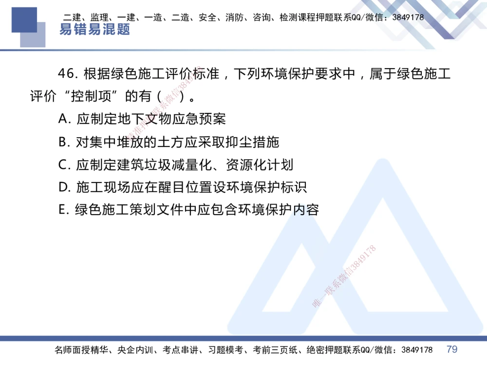 01.2025王晓丹-易错易混题讲解-管理_2026年一级建造师_2026年一建管理_2025年一建管理SVIP_04-冲刺串讲✿考点强化✿小灶集训_39-管理《易错易混讲解》黄雨诗HX_讲义