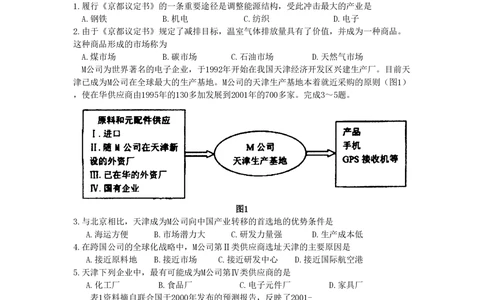 2008年高考地理试卷（海南）（解析卷）_地理历年高考真题_新&middot;PDF版2008-2025&middot;高考地理真题_地理（按省份分类）2008-2025_2008-2024&middot;（海南）地理高考真题