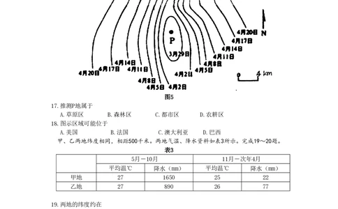 2008年高考地理试卷（海南）（解析卷）_地理历年高考真题_新&middot;PDF版2008-2025&middot;高考地理真题_地理（按省份分类）2008-2025_2008-2024&middot;（海南）地理高考真题