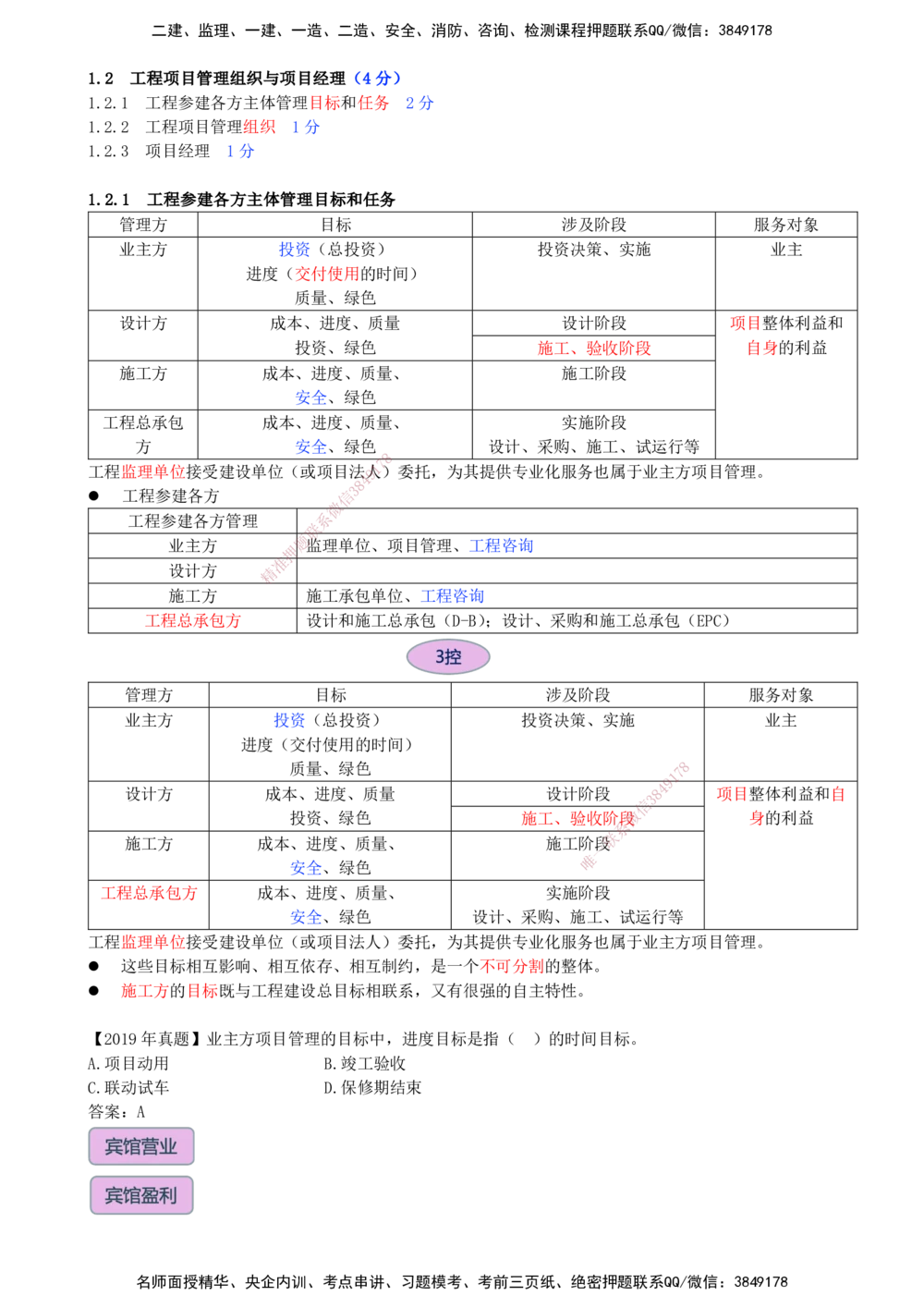 08-第1章-1.2.1-工程参建各方主体管理目标和任务_2026年一级建造师_2026年一建管理_2025年一建管理SVIP_02-基础精讲✿高端面授✿深度强化_10-管理《天一精讲班》金月、王少杰KL