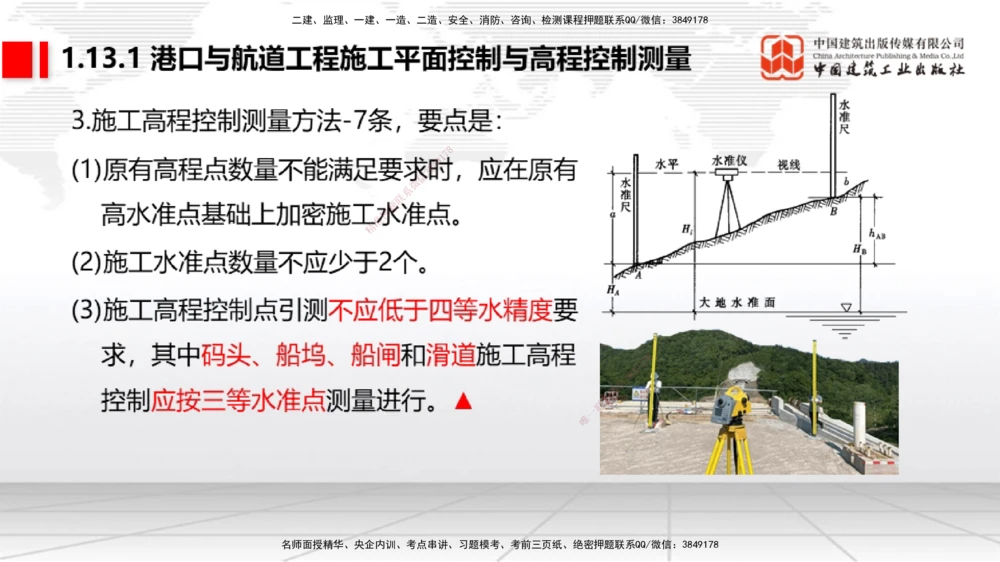09节1.12港口与航道工程钢结构的防腐蚀-1.13施工放样（1）（01.15）_2026年一级建造师_2026年一建港航_2026年一建港航SVIP_02-基础精讲✿高端面授✿深度强化_讲义