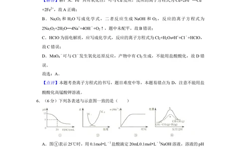 2010年高考化学试卷（天津）（解析卷）_历年高考真题合集_化学历年高考真题_新&middot;Word版2008-2025&middot;高考化学真题_化学（按省份分类）2008-2025_2008-2024&middot;（天津）化学高考真题