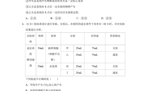 2009年高考生物试卷（天津）（空白卷）_生物历年高考真题_新&middot;PDF版2008-2025&middot;高考生物真题_生物（按试卷类型分类）2008-2025_自主命题卷&middot;生物（2008-2025）_天津自主命题&middot;生物（2008-2024）