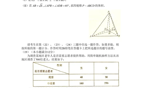 2010年高考数学试卷（文）（新课标）（海南宁夏）（解析卷）_历年高考真题合集_数学历年高考真题_新&middot;PDF版2008-2025&middot;高考数学真题_数学（按年份分类）2008-2025_2010&middot;高考数学真题