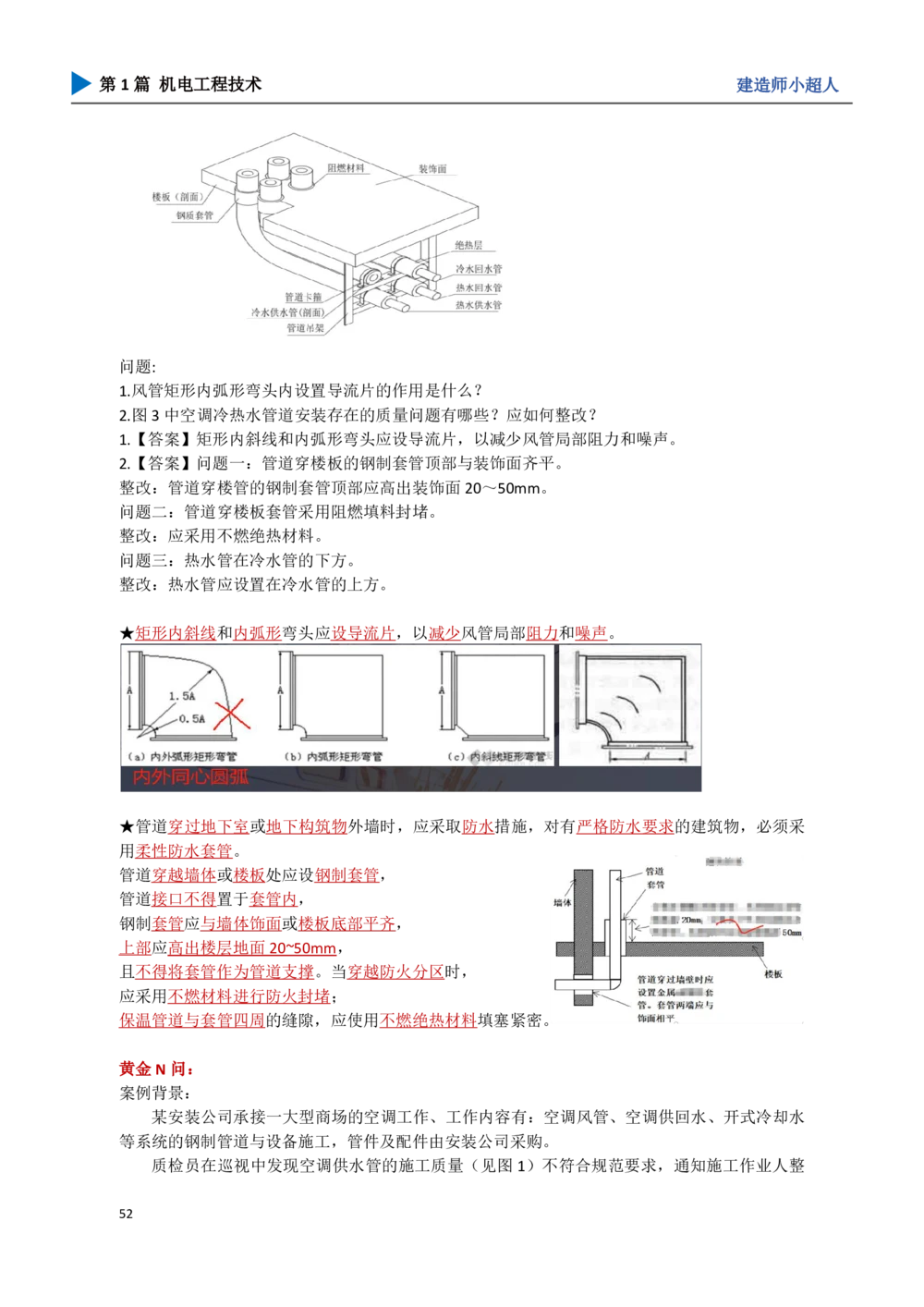 06.通风与空调_2026年一级建造师_2026年一建机电_2025年一建机电SVIP_04-冲刺串讲✿考点强化✿小灶集训_18-机电《3D案例攻克》小超人SMR_讲义