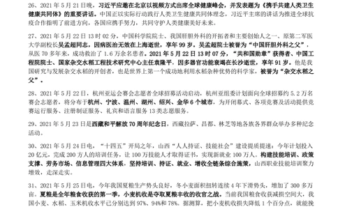 2021年5月_三桶油_中国石油_中石油笔试_笔试。！_1-思想素质_时政_Sszz_2021sszz总结