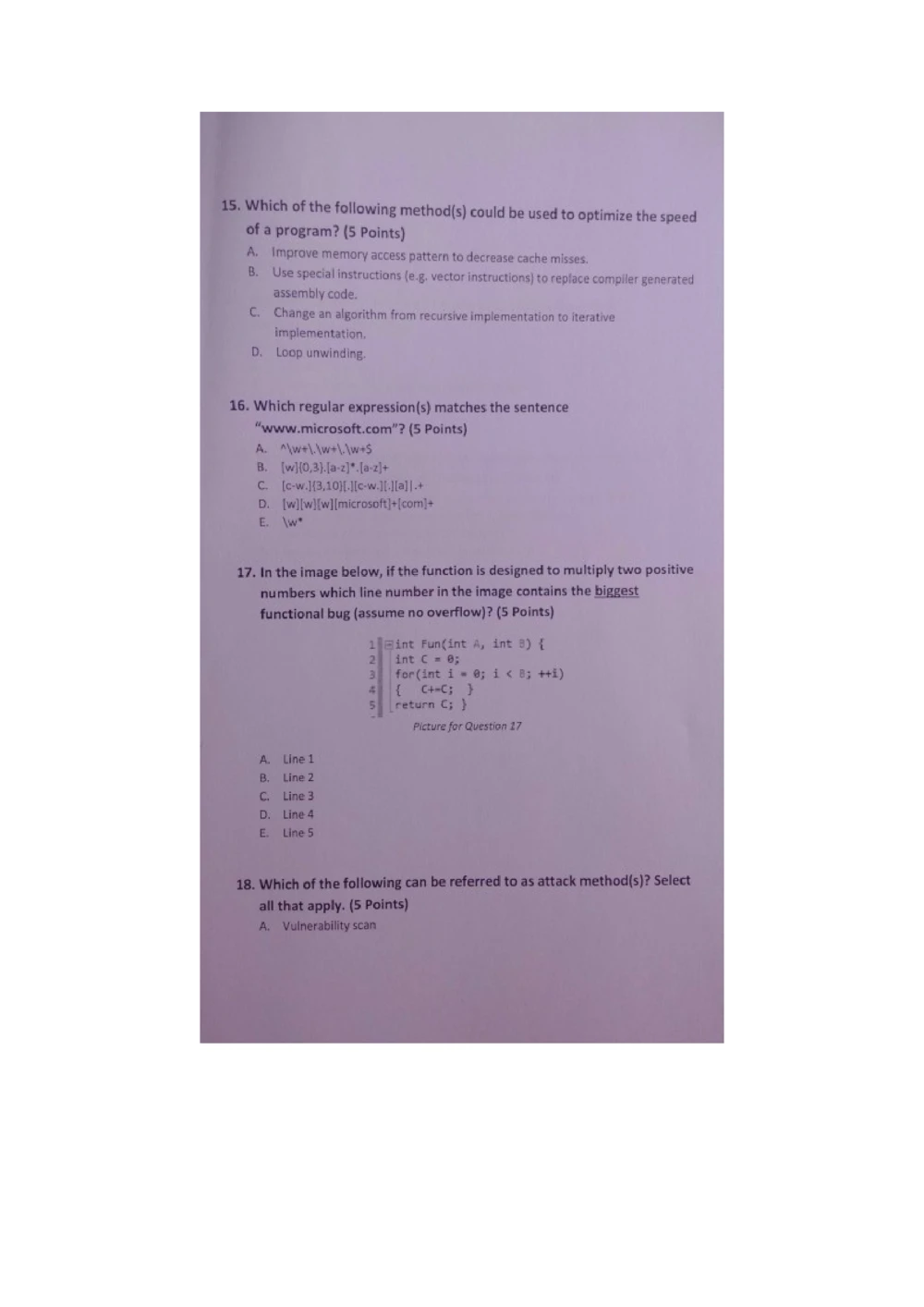 2014年腾讯百度微软阿里巴巴(北京站)校园招聘笔试题_2025春招题库汇总_互联网题库-1_02互联网汇总_06、百度_04、百度笔试题库