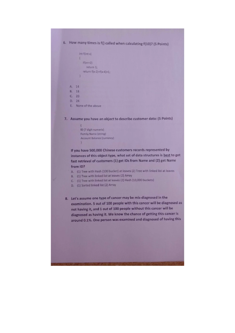 2014年腾讯百度微软阿里巴巴(北京站)校园招聘笔试题_2025春招题库汇总_互联网题库-1_02互联网汇总_06、百度_04、百度笔试题库