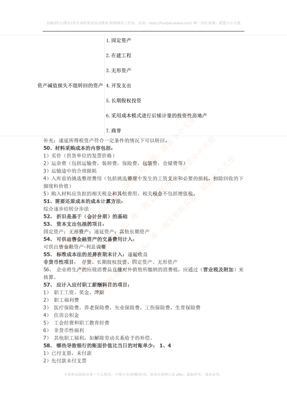 2016华为财经笔试知识点汇总_2025春招题库汇总_互联网题库-1_02互联网汇总_20、华为_2、华为财经笔试题库