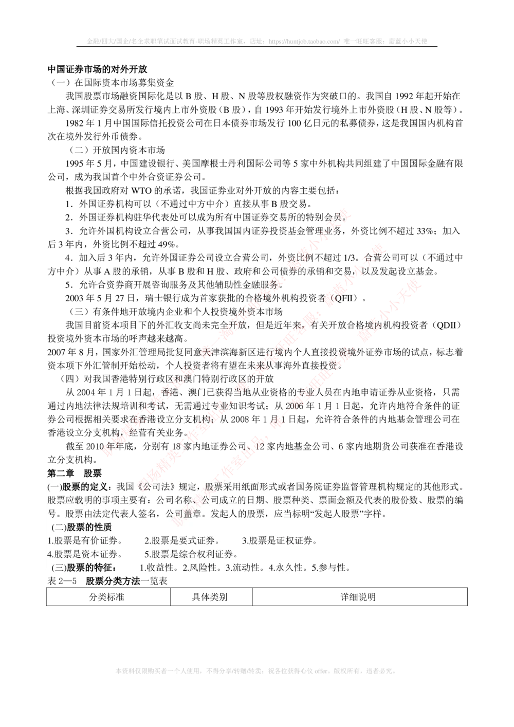 2-2-专业知识部分-证券市场基础知识归纳点_2025春招题库汇总_券商-基金题库-1_05基金券商汇总_中信证券_中信证券笔试_2-中信证券2023招聘笔试完整知识点（专业知识）