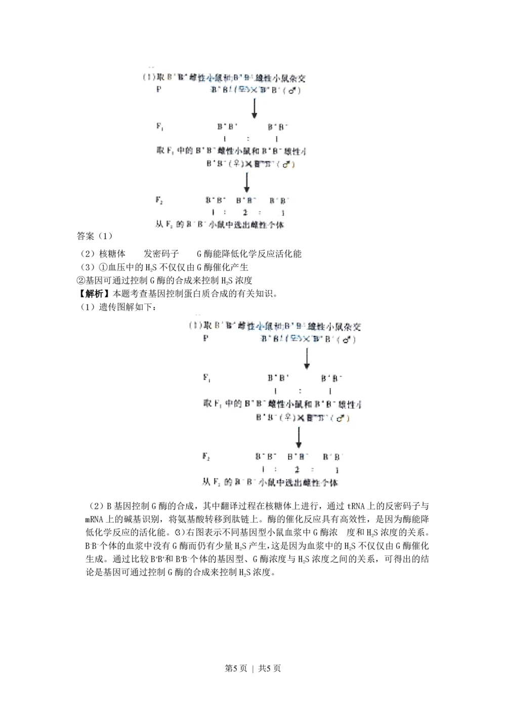 2009年高考生物试卷（浙江）（解析卷）_生物历年高考真题_新&middot;PDF版2008-2025&middot;高考生物真题_生物（按省份分类）2008-2025_2008-2025&middot;（浙江）生物高考真题