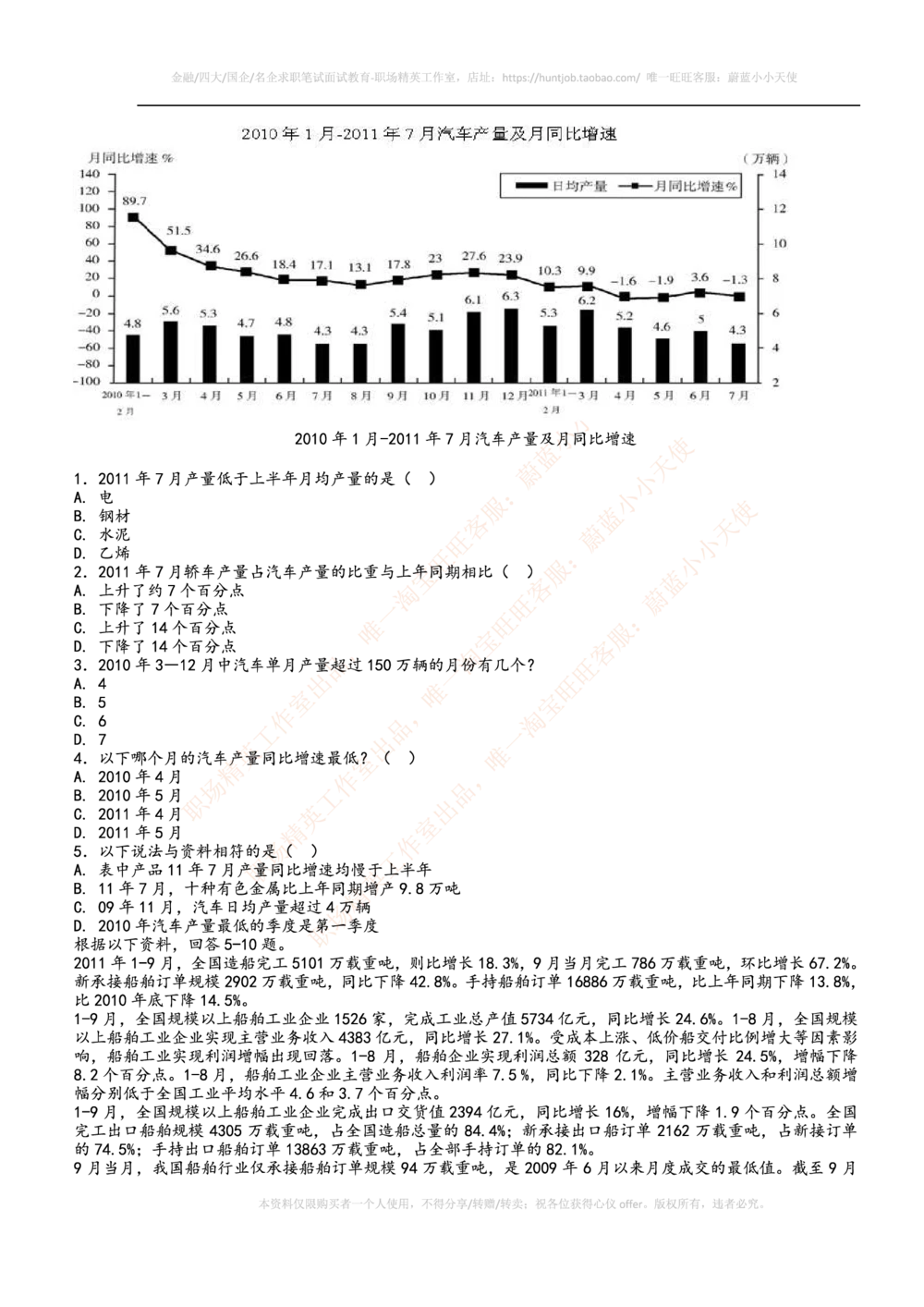 2014年百度财经专员笔试题及答案_2025春招题库汇总_互联网题库-1_02互联网汇总_06、百度_04、百度笔试题库