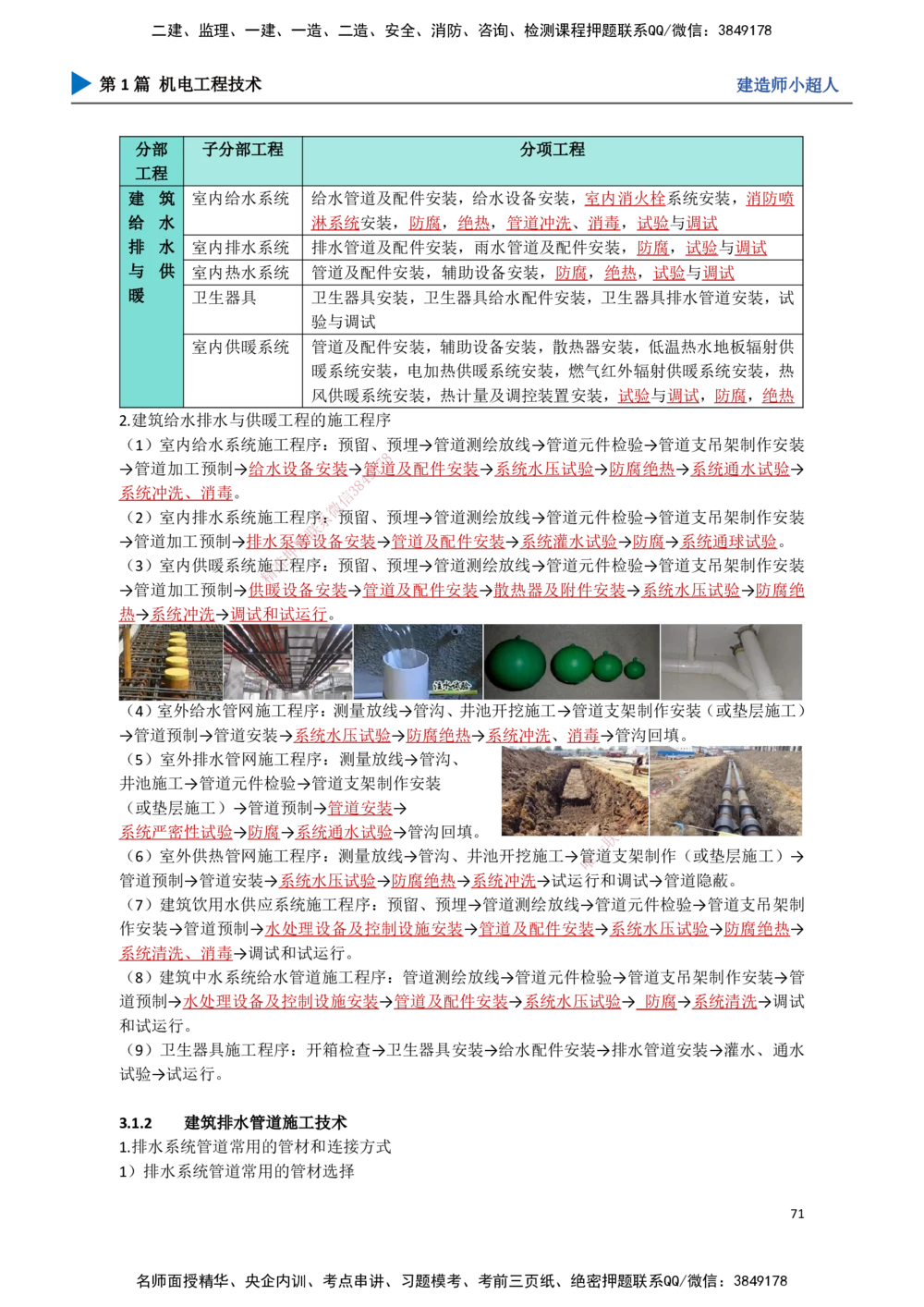 07.建筑管道_2026年一级建造师_2026年一建机电_2025年一建机电SVIP_02-基础精讲✿高端面授✿深度强化_21-机电《3D精讲班》小超人SMR推荐_讲义