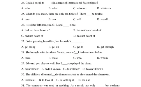 2009年高考英语试卷（全国Ⅰ卷）（空白卷）_英语历年高考真题_新&middot;PDF版2008-2025&middot;高考英语真题_英语（按省份分类）2008-2025_2008-2025&middot;（山西）英语高考真题