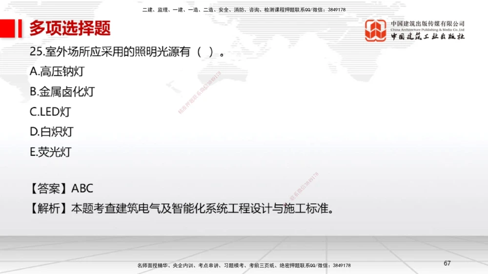 01节2025一建《机电》冲刺抢分直播课（06.12）_2026年一级建造师_2026年一建机电_2025年一建机电SVIP_04-冲刺串讲✿考点强化✿小灶集训_35-机电《冲刺抢分直播》闫娜JGS_讲义