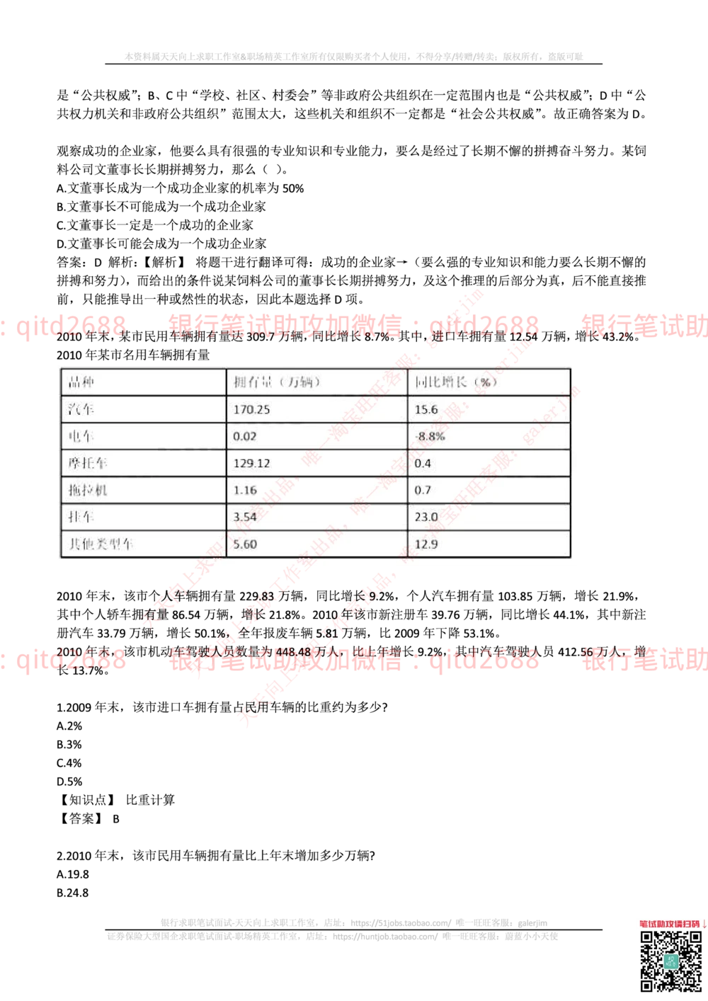 2017年中国邮政储蓄银行招聘考试笔试真题及答案解析_2025春招题库汇总_银行题库-1_银行全套上岸资料_各银行笔试真题_邮储上岸资料_邮储银行招聘考试笔试复习资料