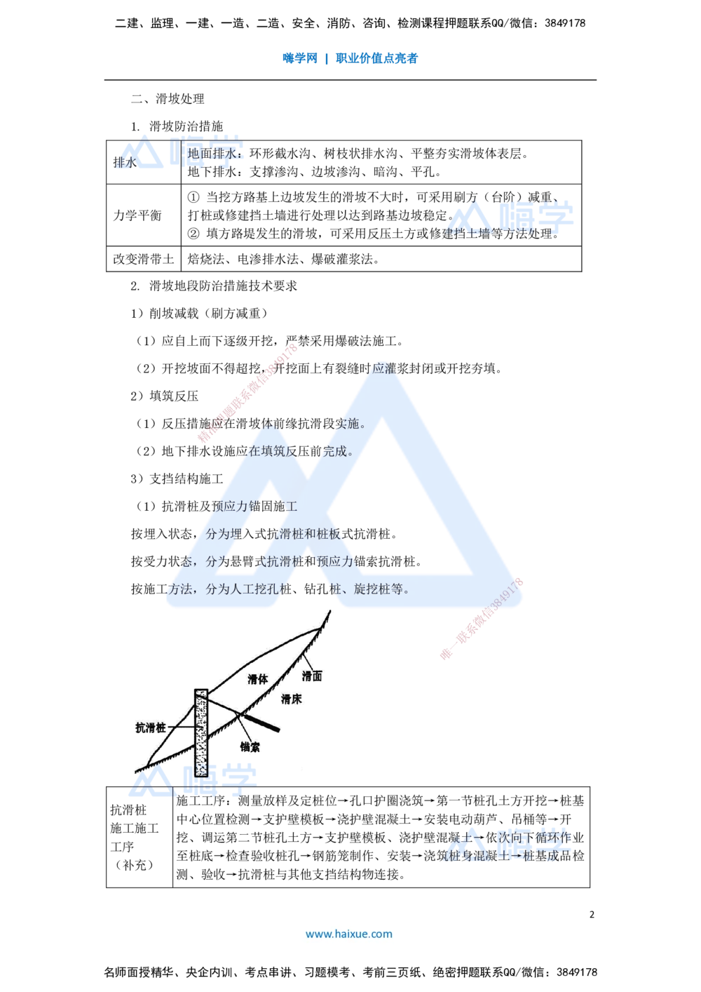 03.2025李昌春-名师冲刺特训-（3）路基工程3_2026年一级建造师_2026年一建公路_2025年一建公路SVIP_04-冲刺串讲✿考点强化✿小灶集训_39-公路《名师冲刺特训》李昌春HX_讲义