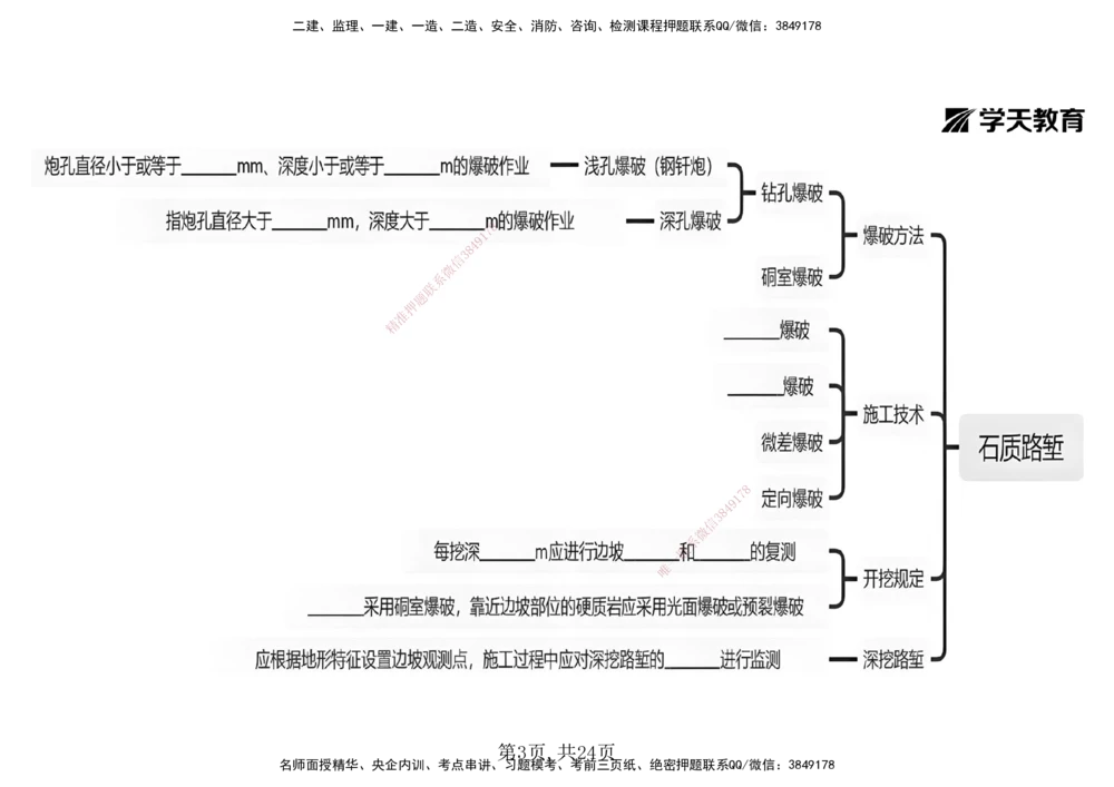 03.2025年一建《公路》预习直播-路基工程3.31总结及作业（黑白打印版）_2026年一级建造师_2026年一建公路_2025年一建公路SVIP_02-基础精讲✿高端面授✿深度强化_--配套讲义--