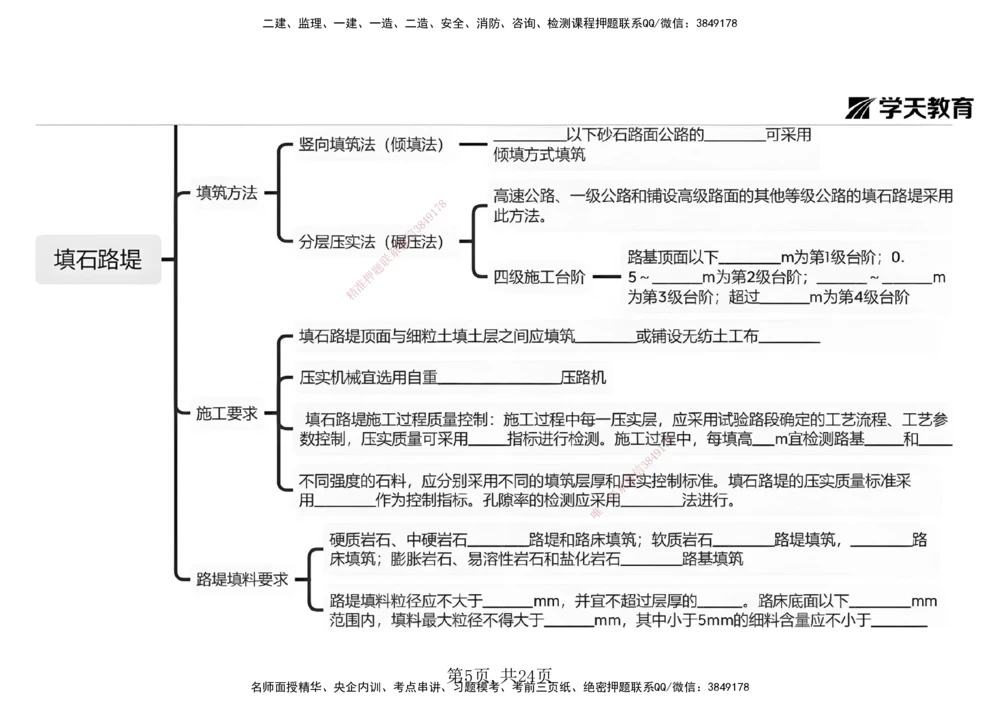 03.2025年一建《公路》预习直播-路基工程3.31总结及作业（黑白打印版）_2026年一级建造师_2026年一建公路_2025年一建公路SVIP_02-基础精讲✿高端面授✿深度强化_--配套讲义--