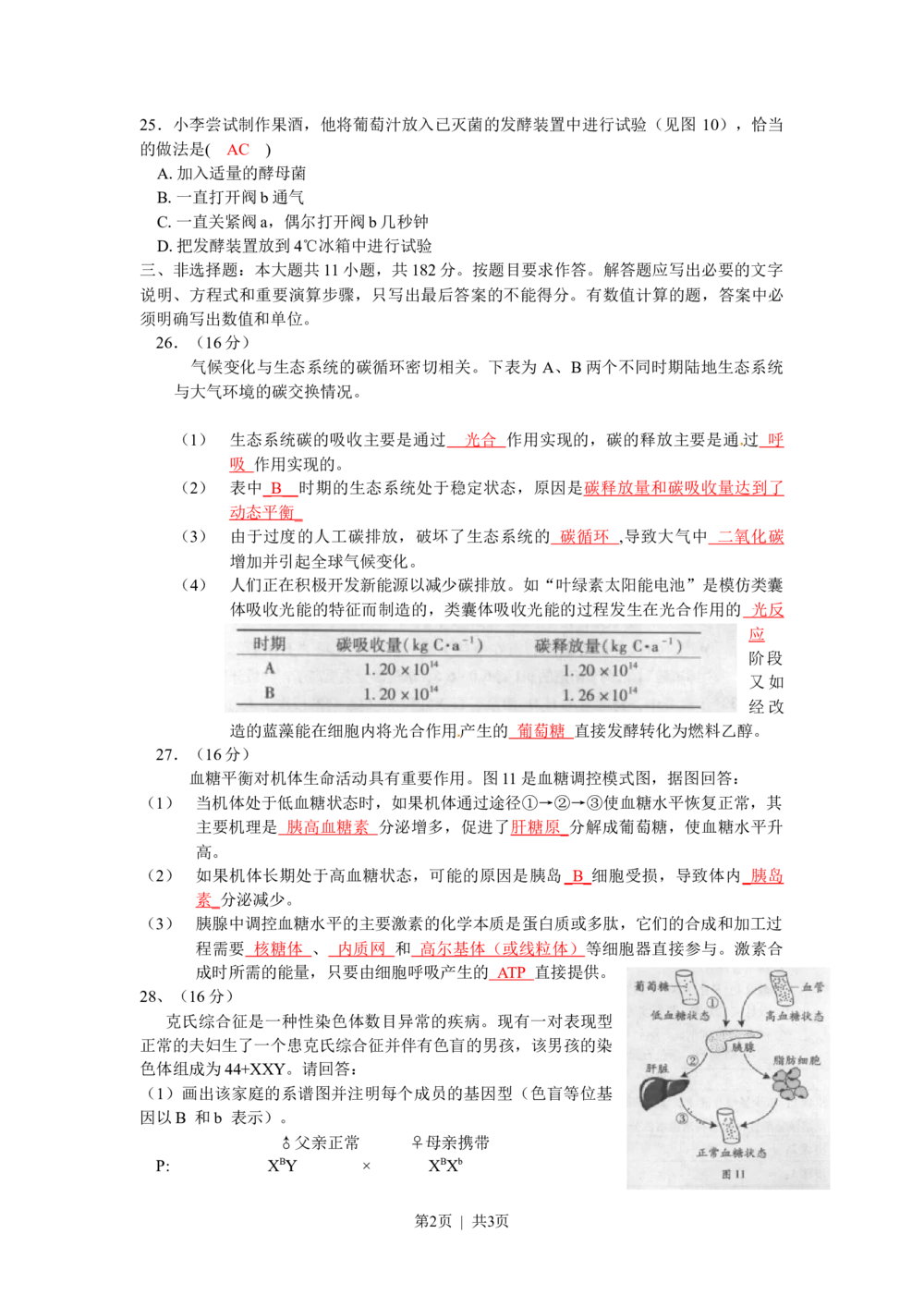 2010年高考生物试卷（广东）（解析卷）_生物历年高考真题_新&middot;Word版2008-2025&middot;高考生物真题_生物（按试卷类型分类）2008-2025_自主命题卷&middot;生物（2008-2025）