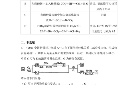 2010年高考化学试卷（新课标）（空白卷）_历年高考真题合集_化学历年高考真题_新&middot;PDF版2008-2025&middot;高考化学真题_化学（按省份分类）2008-2025_2010-2025&middot;（辽宁）化学高考真题