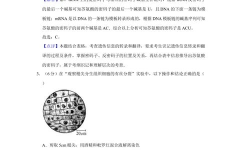 2010年高考生物试卷（天津）（解析卷）_生物历年高考真题_新&middot;Word版2008-2025&middot;高考生物真题_生物（按年份分类）2008-2025_2010&middot;高考生物真题
