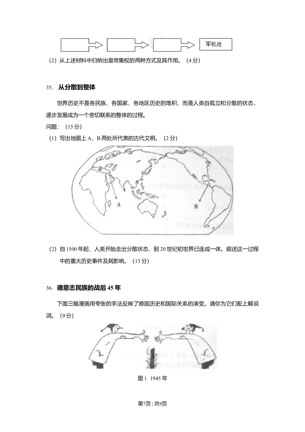 2010年高考历史试卷（上海）（空白卷）_历史历年高考真题_新&middot;Word版2008-2025&middot;高考历史真题_历史（按试卷类型分类）2008-2025_自主命题卷&middot;历史（2008-2025）