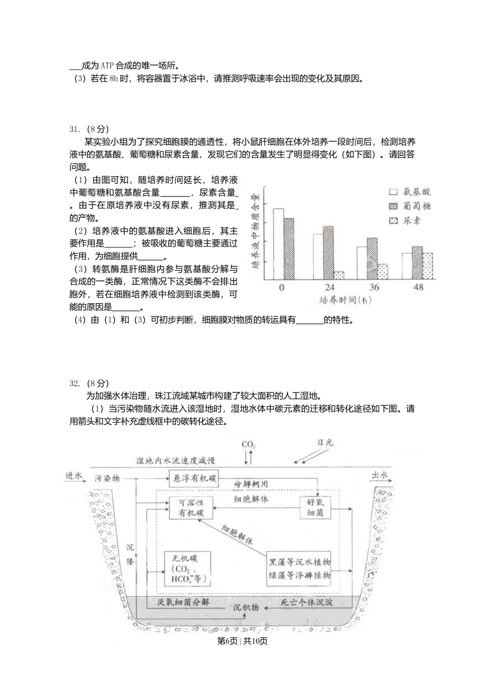 2009年高考生物试卷（广东）（空白卷）_生物历年高考真题_新&middot;Word版2008-2025&middot;高考生物真题_生物（按省份分类）2008-2025_2008-2025&middot;（广东）生物高考真题